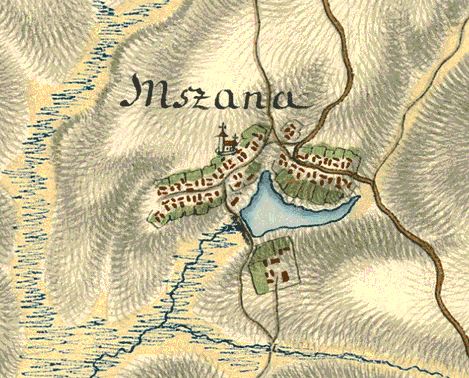 wies koło Zborowa na mapie